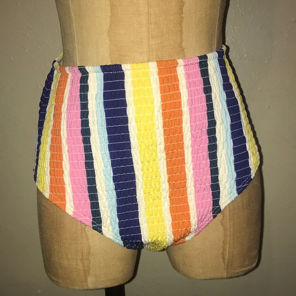 Rescent Rive,striped high waisted swim wear.size M - Picture 3 of 6